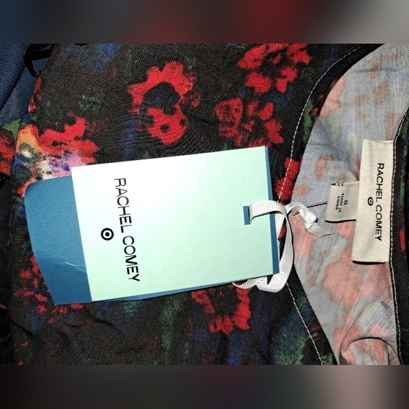 NWT RACHEL COMEY FLORAL PUFF SLEEVE DRESS - Picture 3 of 3